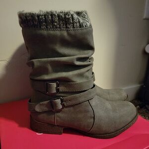 Grey Booties